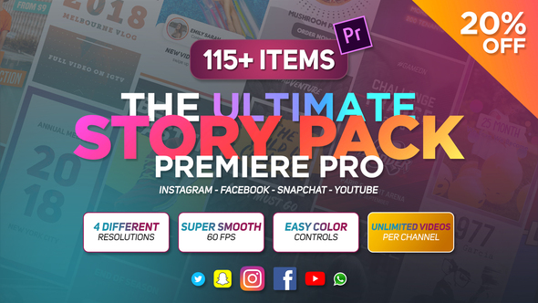 VideoHive The Ultimate Story Pack - Premiere Pro 23557778