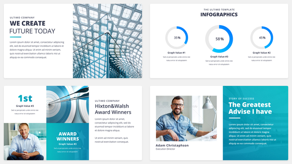 VideoHive The Ultimo – Corporate Presentation Pack 21184756