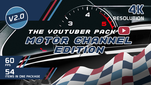 VideoHive The YouTuber Pack – Motor Channel Edition V2.0 21641885