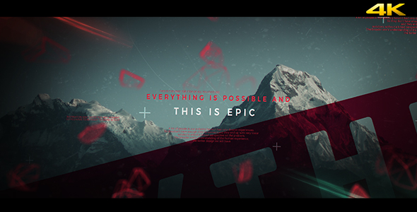 VideoHive This is Epic - Cinematic Slideshow 19386431