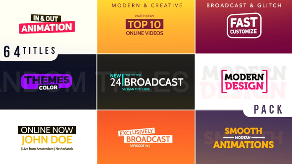 VideoHive Titles 19620062