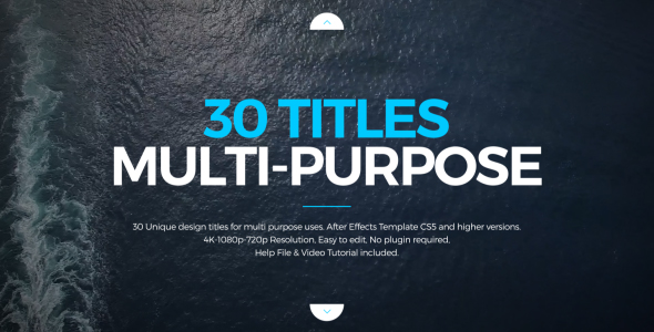 VideoHive Titles Design Multi-Purpose 18000862