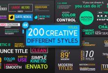 VideoHive Titles Different Styles 19361747
