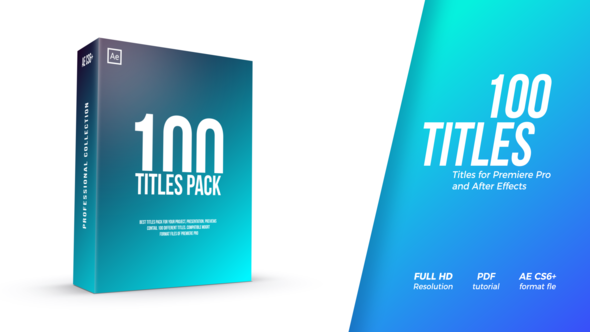 VideoHive Titles Pack 22120299