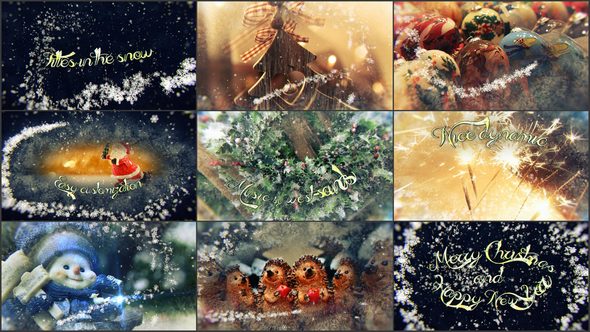 VideoHive Titles in the Snow 13731563