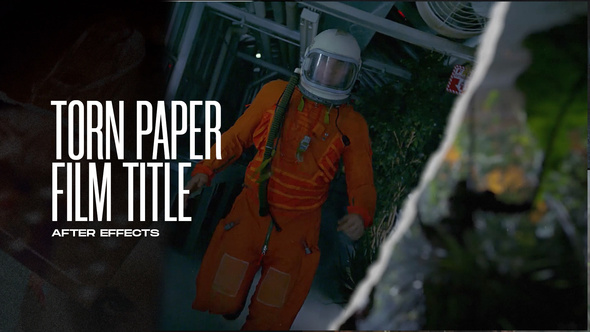 VideoHive Torn Paper Film Titles 37693403