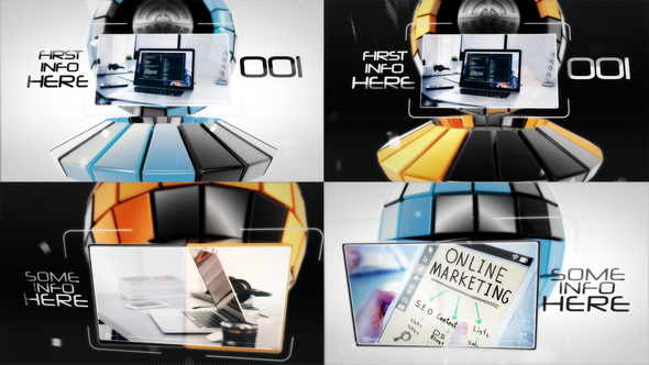 VideoHive Transforming sphere 584078