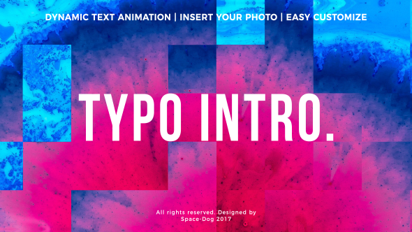VideoHive Typo Intro 20969059