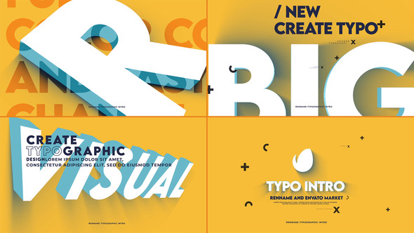 VideoHive Typo Logo Intro 37691970