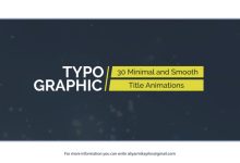 VideoHive Typographic - 30 Title Animations 20975634