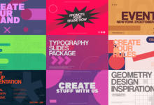 VideoHive Typography Slides Pack 37122117