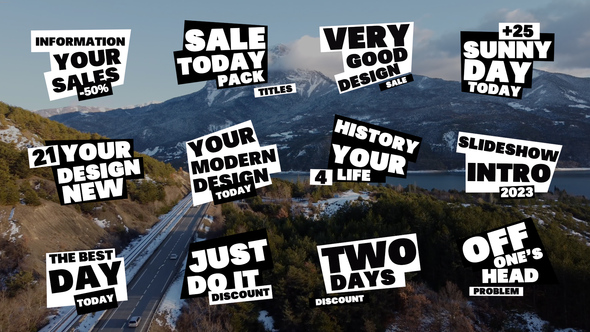 VideoHive Typography Titles 37989269