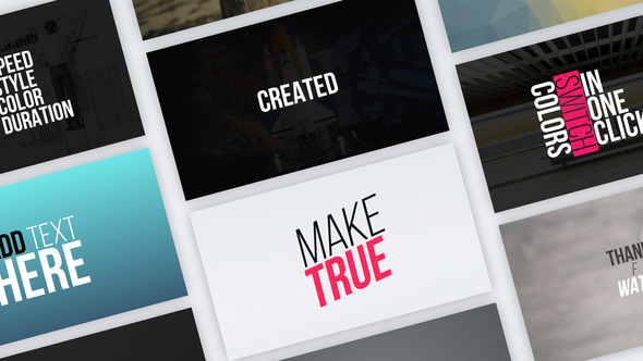 VideoHive Typography Vol.1 21745449