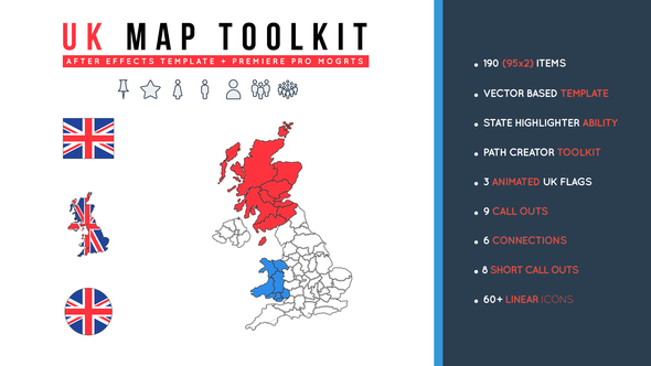 VideoHive UK Map Toolkit 26929890