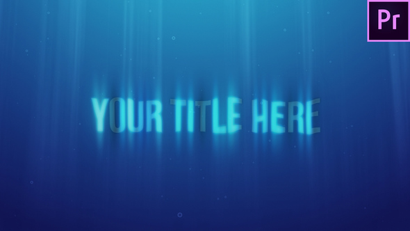 VideoHive Underwater Title Reveal 23586191
