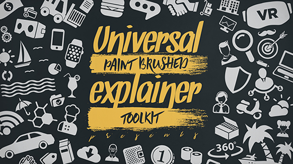 VideoHive Universal Paint Brushed Explainer Toolkit 19733684