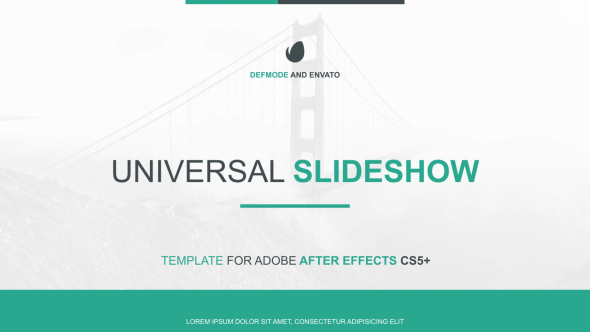 VideoHive Universal Slideshow Presentation 17168306