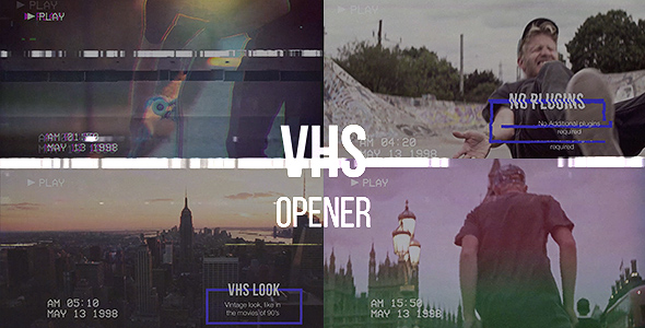 VideoHive VHS Opener // Modern Glitch Slideshow 19618435