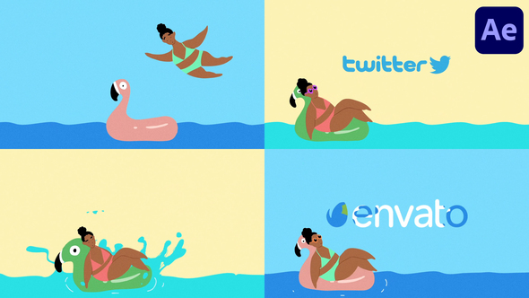 VideoHive Vacation Logo for After Effects 38016049