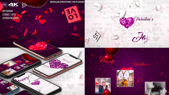VideoHive Valentine's Day Logo 3in1 V2.1 14568409