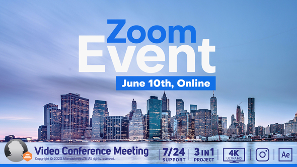 VideoHive Video Conference Online Zoom Meeting 26909027
