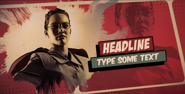 VideoHive Vintage Comic Slideshow 19639752