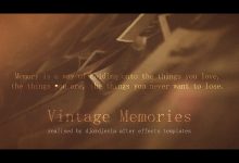 VideoHive Vintage Memories 18486197