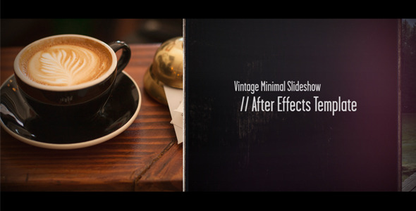 VideoHive Vintage Minimal Slideshow 9066251
