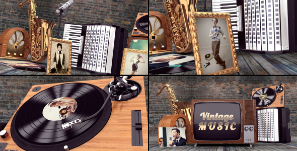 VideoHive Vintage Music Opener 19167072