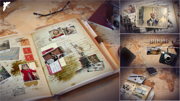 VideoHive Vintage Travel Journal 21663188