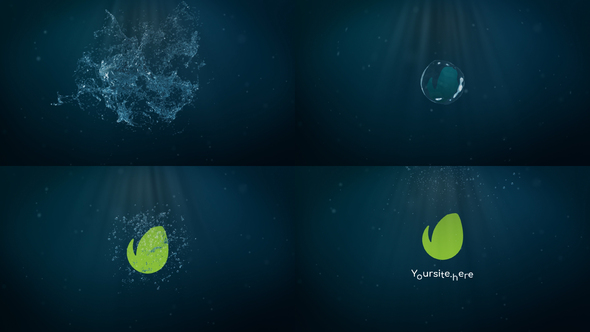 VideoHive Water Splash Logo 26688036