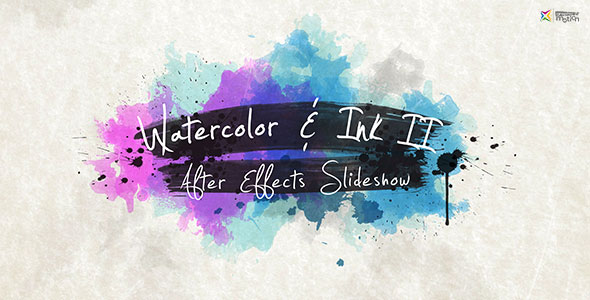 VideoHive Watercolor & Ink Slideshow 2 16264887