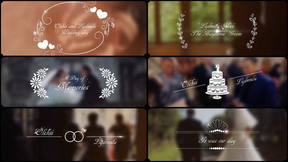 VideoHive Wedding Titles 17267979