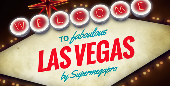 VideoHive Welcome to Fabulous Vegas Logo Opener Animation 8983403