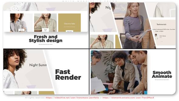 VideoHive White Website ID Promo 37726319