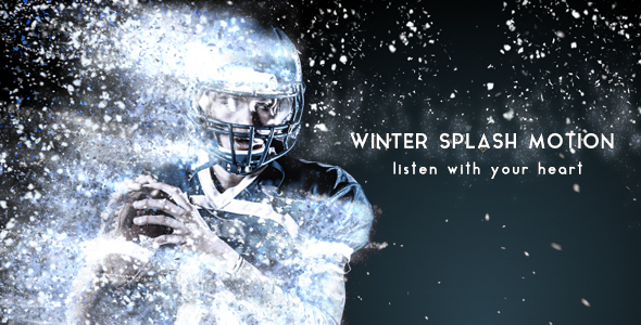 VideoHive Winter Splash Motion 19016364