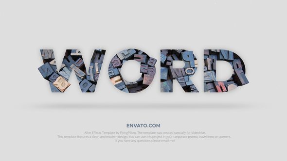 VideoHive Word - Professional Typography Toolkit Miscellaneous 19784807