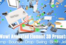 VideoHive Wow! Dynamic Element 3D Presets 19997366