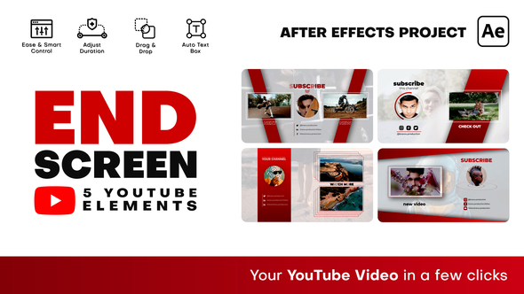 VideoHive YouTube End Screens 37997103