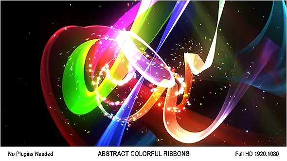 Videohive Abstract Colorful Ribbons Logo 18597351