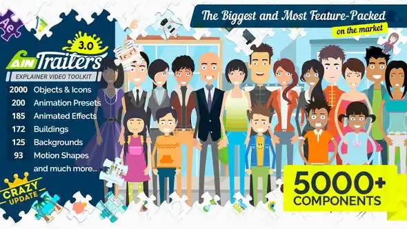 Videohive AinTrailers – Ultimate Explainer Video Toolkit v.3 18950108