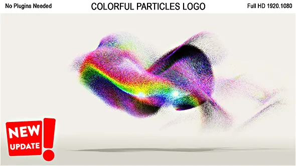 Videohive Colorful Particles Logo 19236015