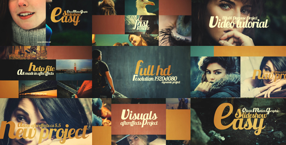 Videohive Easy Slideshow 17424495