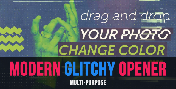 Videohive Modern Glitchy Opener 17303615