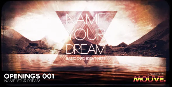 Videohive Openings 001 – Name Your Dream 1934104