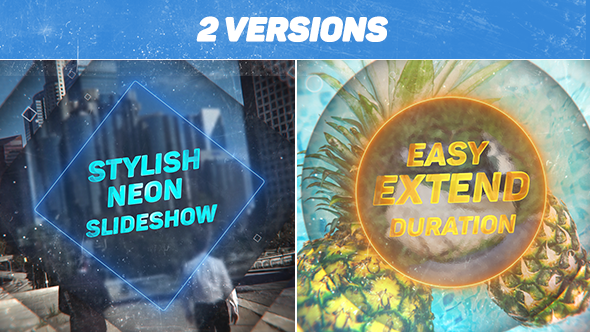 Videohive Stylish Neon Slideshow 17494517