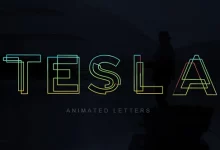 Videohive Tesla Animated Letters 19249939