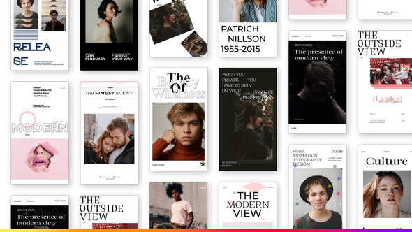 VideoHive 15 Typography Instagram Stories Reels 30993535