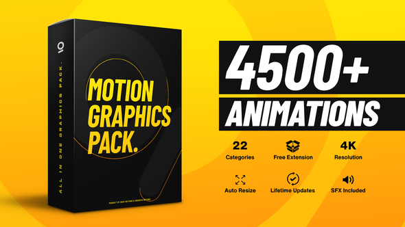VideoHive 4500+ Graphics Pack 25010010