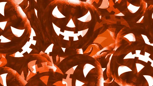 VideoHive 4k Evil Pumpkins 34168008